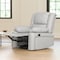 Flash Furniture Harmony Series Cream LeatherSoft Recliner BT-70597-1-CRM-GG - alternate 6
